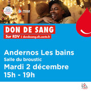 Collecte de sang Andernos